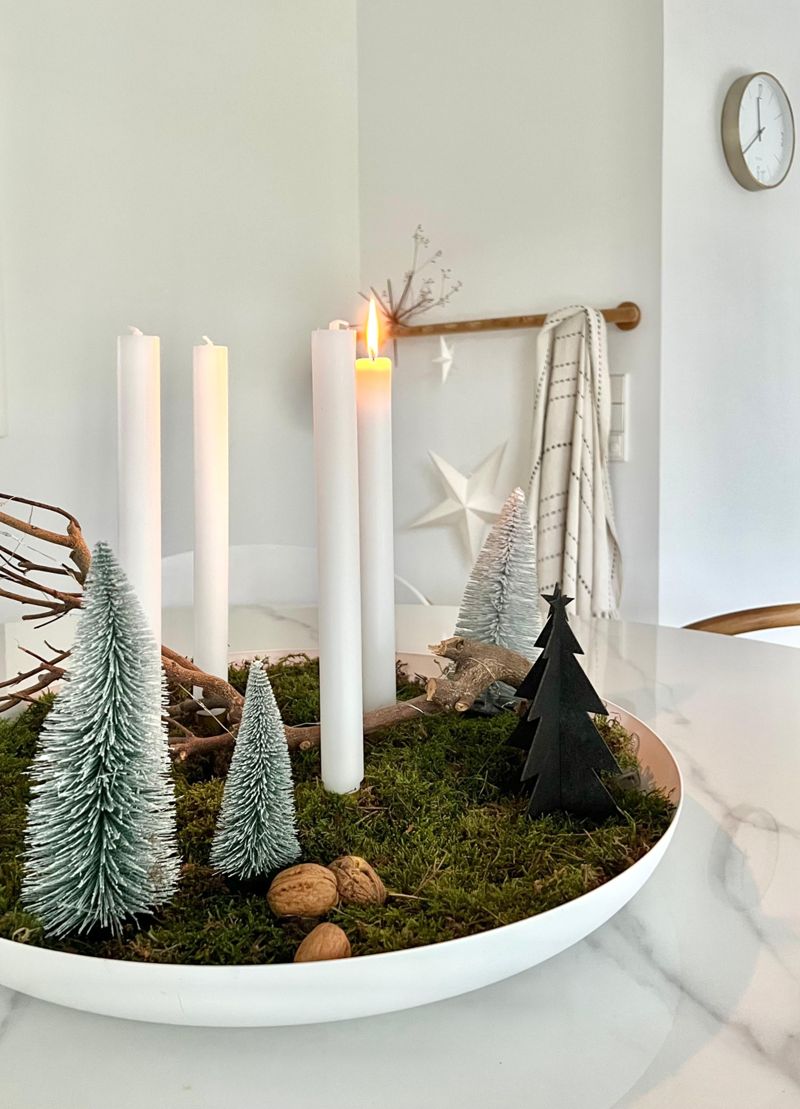 Adventskranz ... äh Schale 😅 #adventskranz