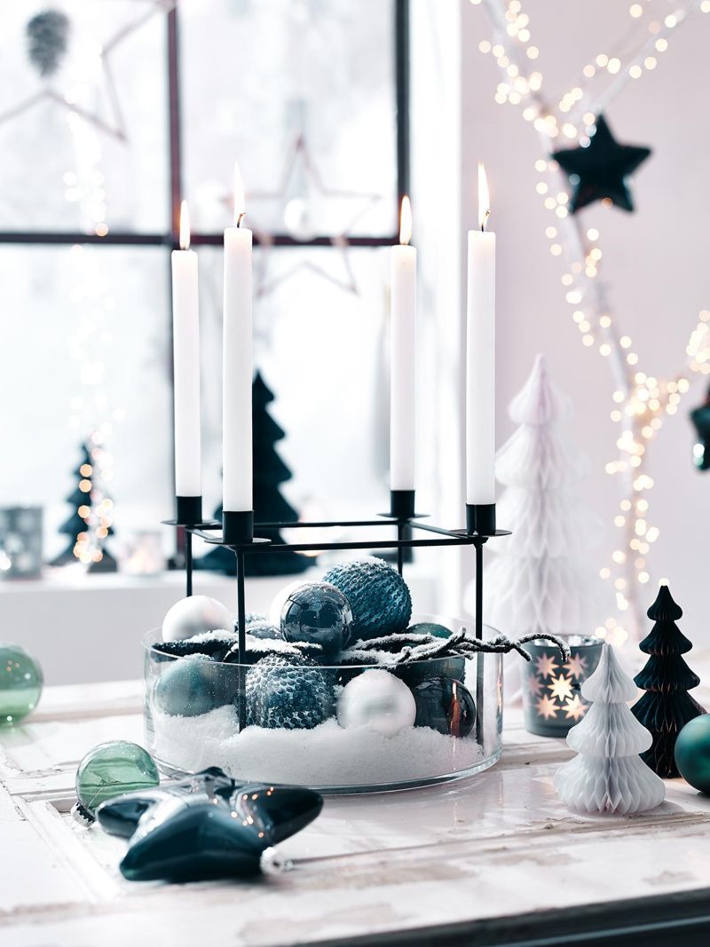 Moderner Adventskranz #weihnachtsdeko #tischdekowint