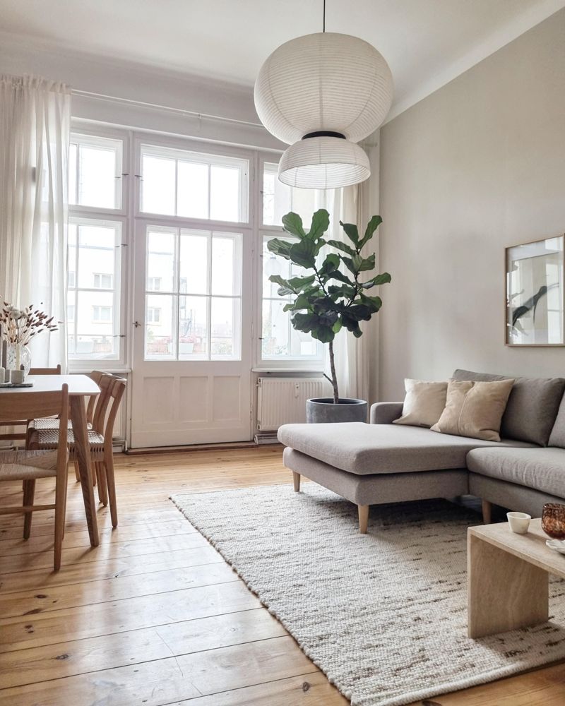 geigenfeige #wohnzimmer #scandi #hygge #natural #al...