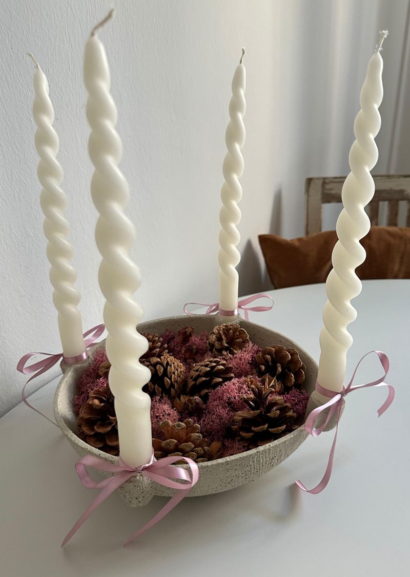 Adventskranz 2024 (III/III) 🕯️🤶🏻💕 #advent #weih