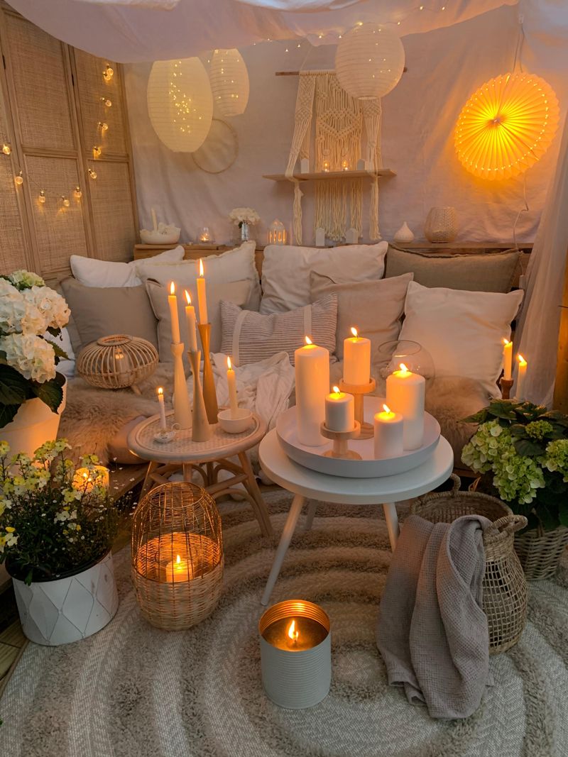 cozy#outdoor#terrasse#deko#abendstimmung#sommernach