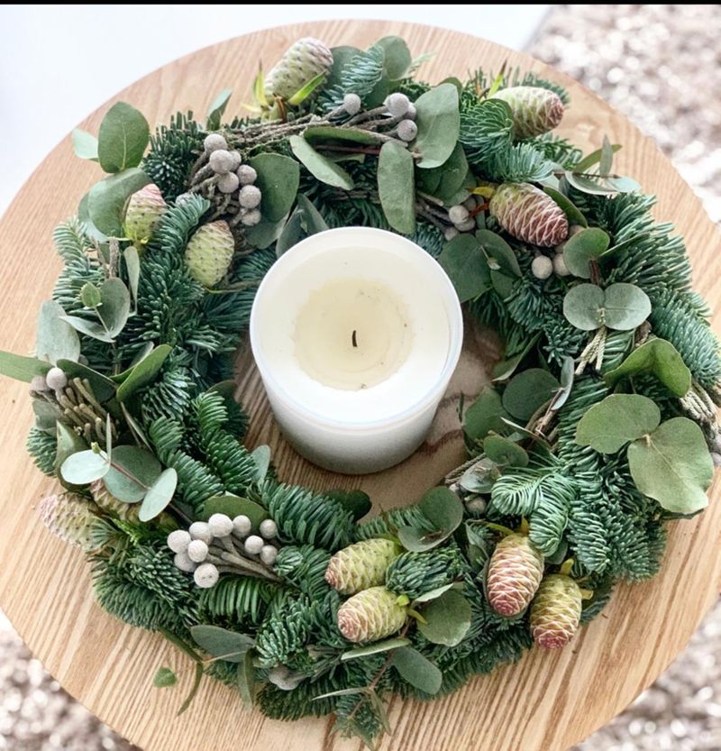 Dieser DIY- Adventskranz duftet ganz weihnachtlich n
