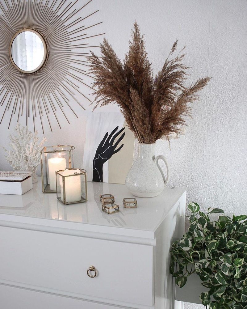 Mögt ihr auch #Pampasgras?🍂 #kommode #ikea #ikea