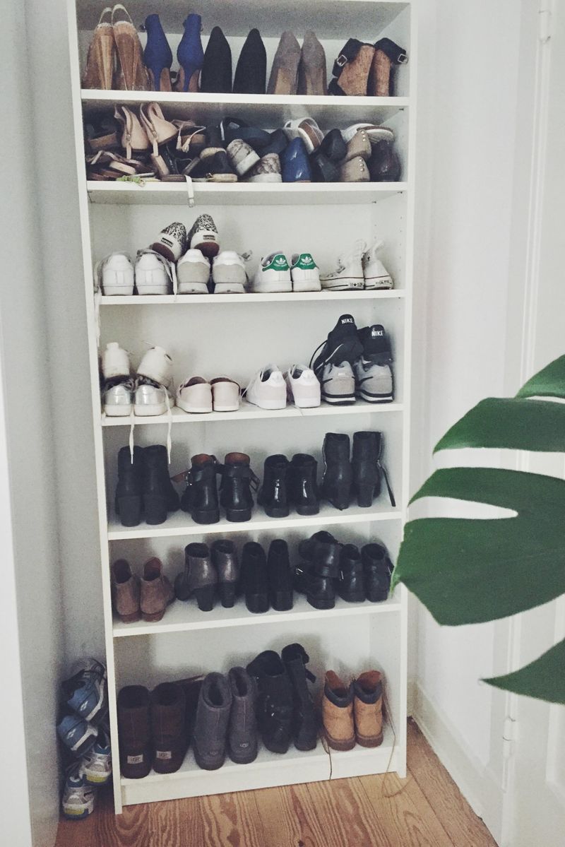Billy-Regal-Hack als Schuhregal #regal #ikea #schuhr