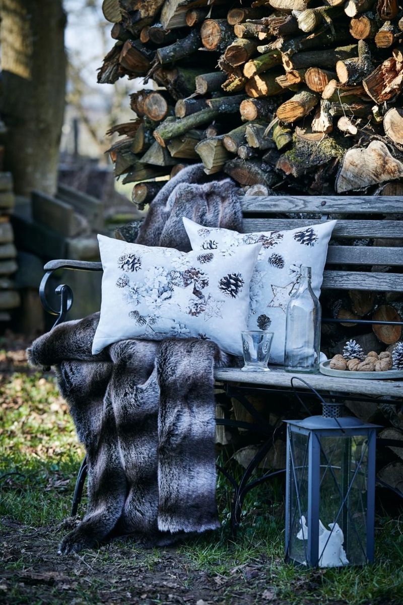 gemütliche Winterzeit #Fell #Plaids #Kissen #Winter