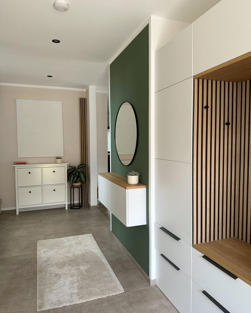 flur #diele #woodup #holzpaneel #deko #garderobe #e