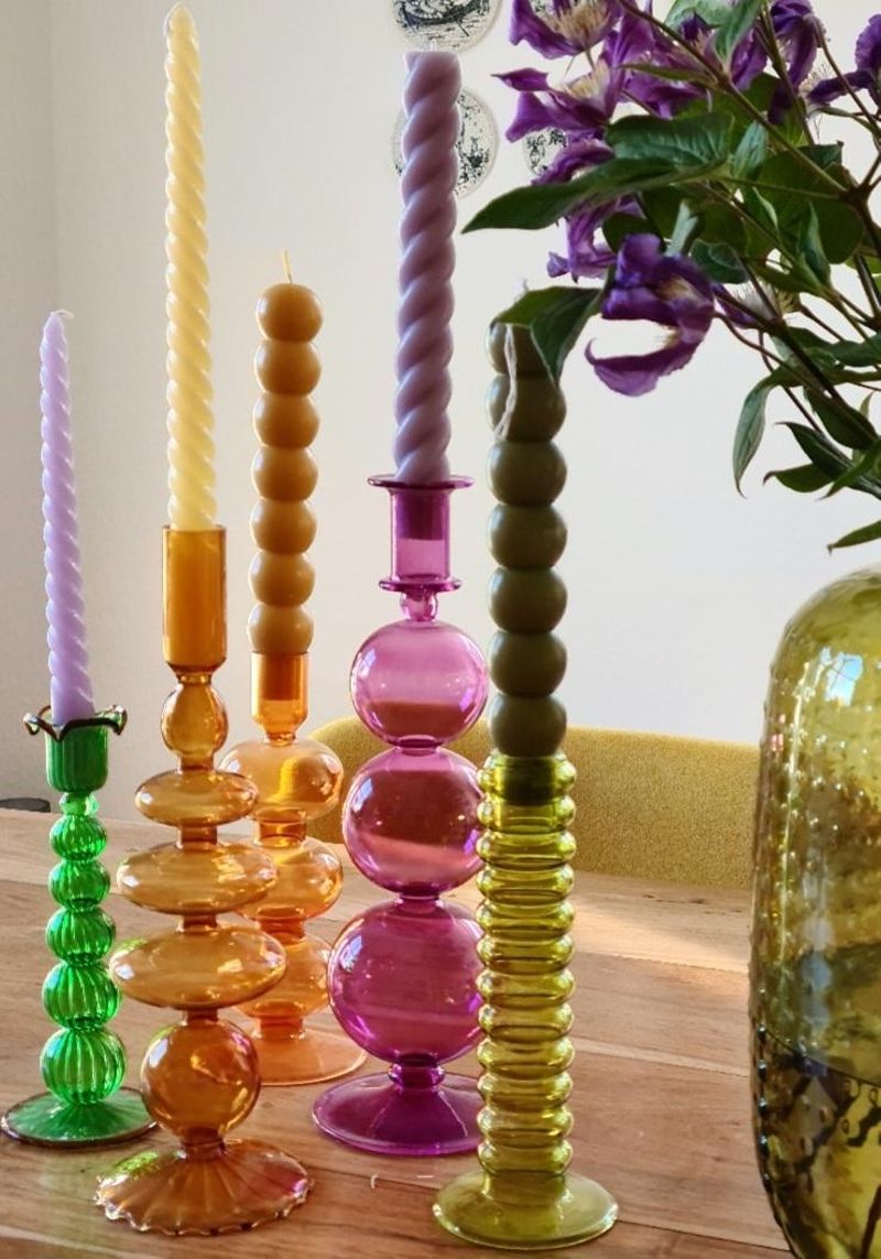 Konfetti #Kerzenhalter #kerzenständer #farbenfroh #