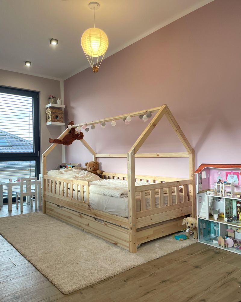 Neuer Teppich #kinderzimmer #ikea #hausbett #tep