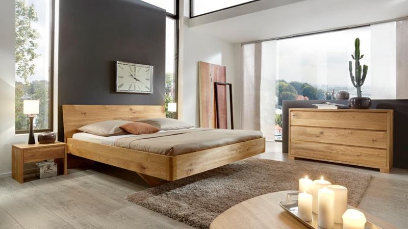 Bett VITA in Wildeiche #holzmöbel #sideboard #massiv