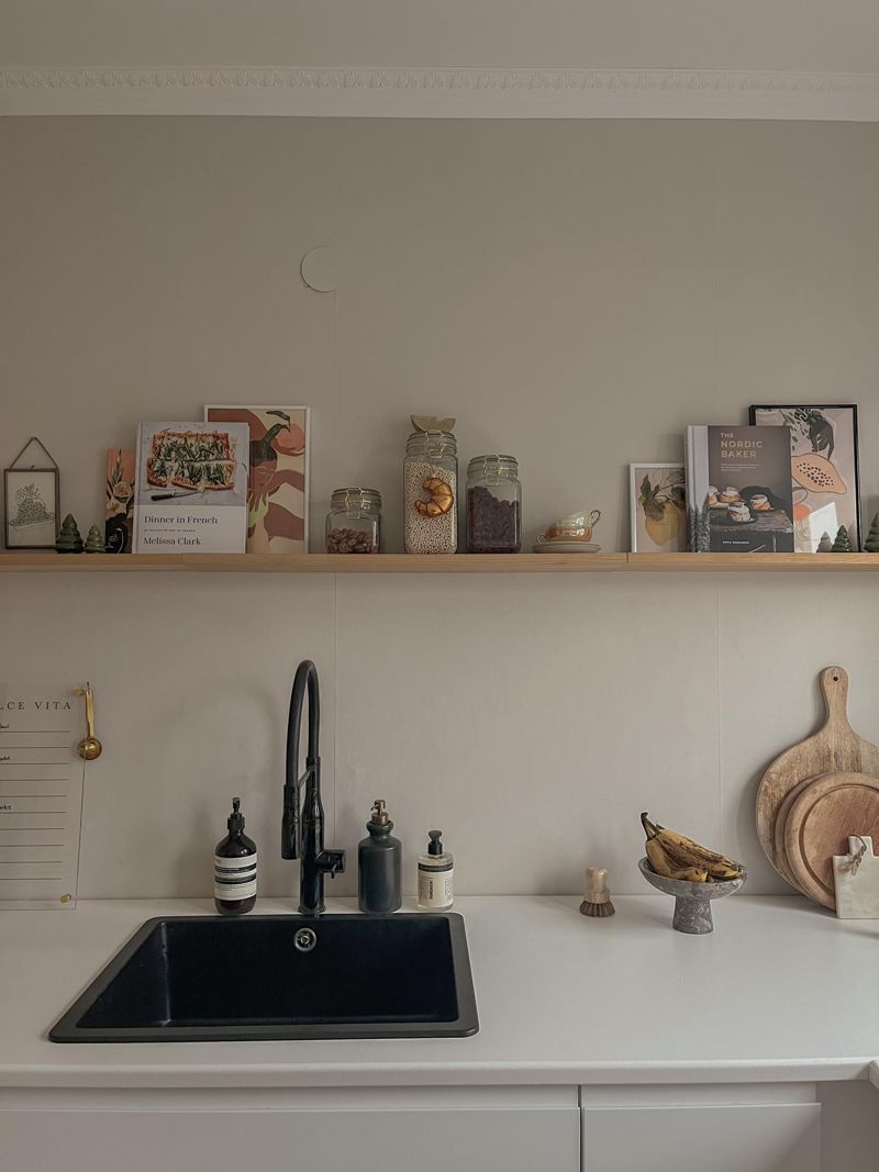 Kleine dezente Winterdeko in der Küche ⭐ 🥐 #ikea #