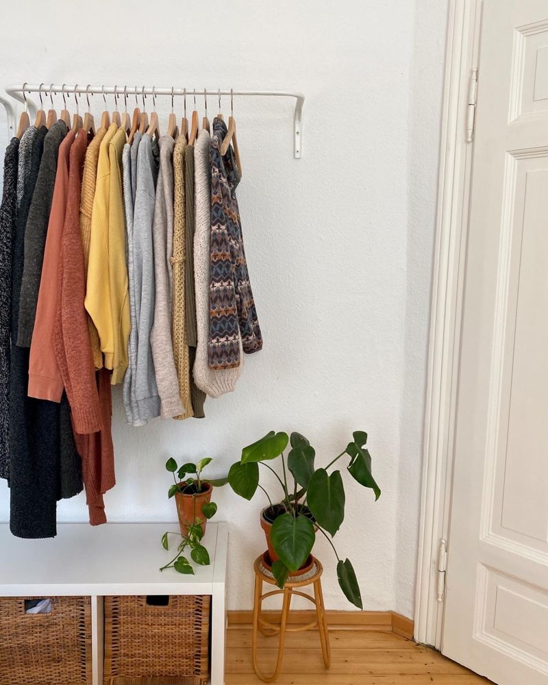 Kleiderstange statt Kleiderschrank: So funktioniert's!