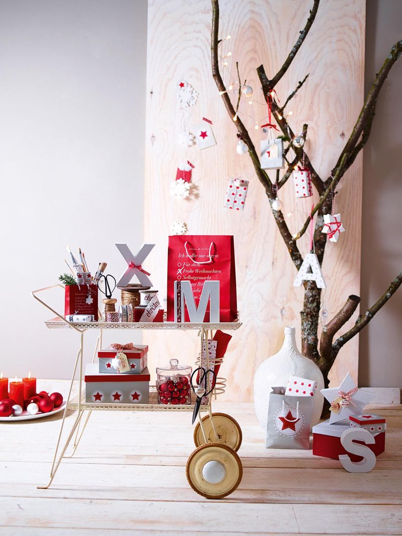 Stilvolle Weihnachtsdeko #servierwagen #weihnachtsde