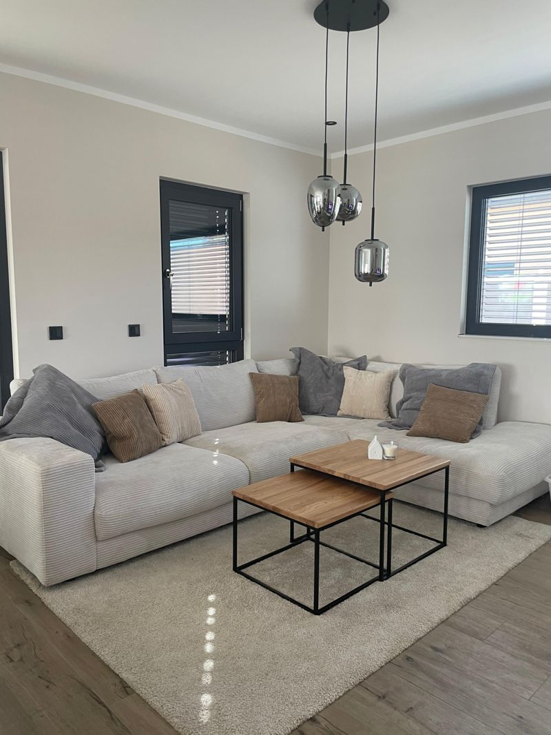 Neue Kissen sind eingezogen 🫶🏻 #couch #sofa #cord