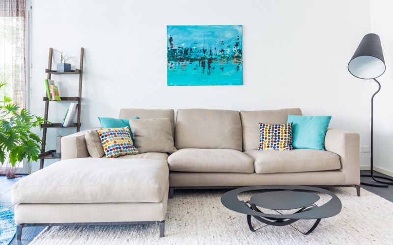 Familiensofa mit Stil #wohnzimmer #ecksofa #sofa ©Gl