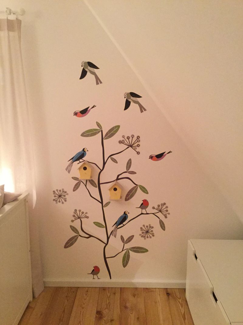 Vögelchen #ikea #wandtattoo ©RaumZeit