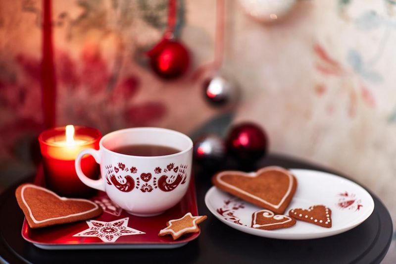 Weihnachtliches Geschirr #geschirr #ikea ©Inter IKEA