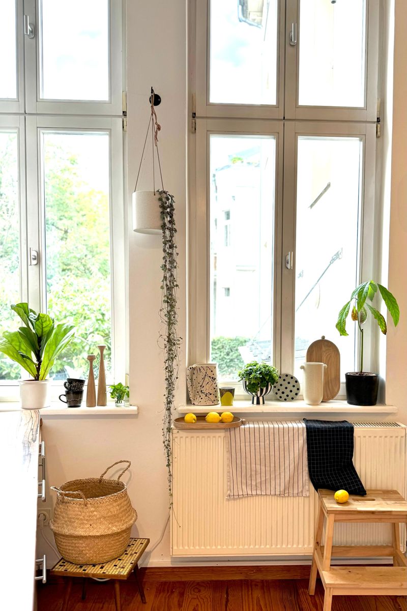 Große Fensterfront in der Küche #fenster #küche #k