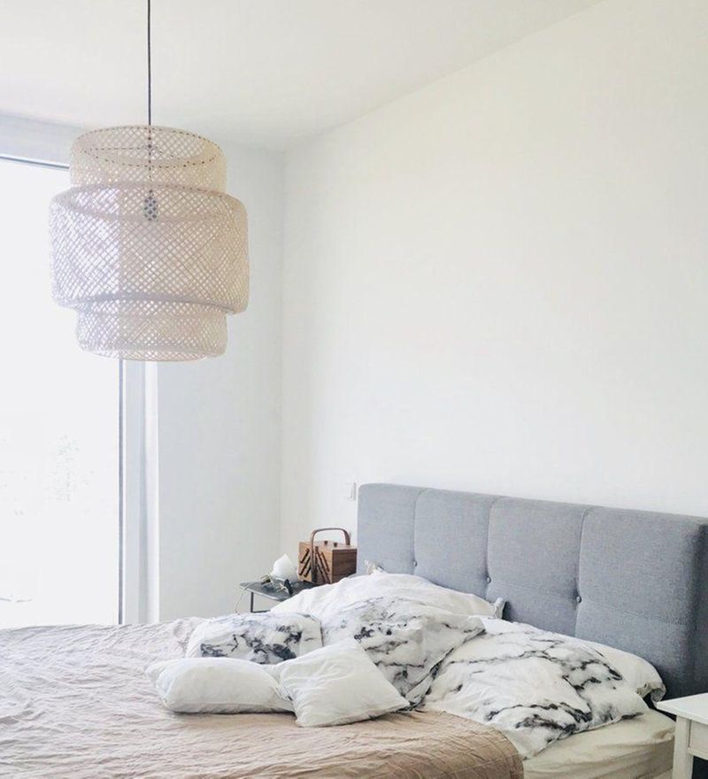 ikea #boxspring #boxspringbett #grau #vintage #bamb...