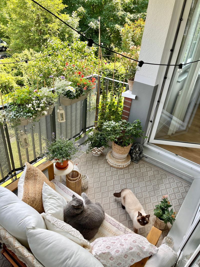 Balkon-Deko: So gestaltest du deine grne Oase!