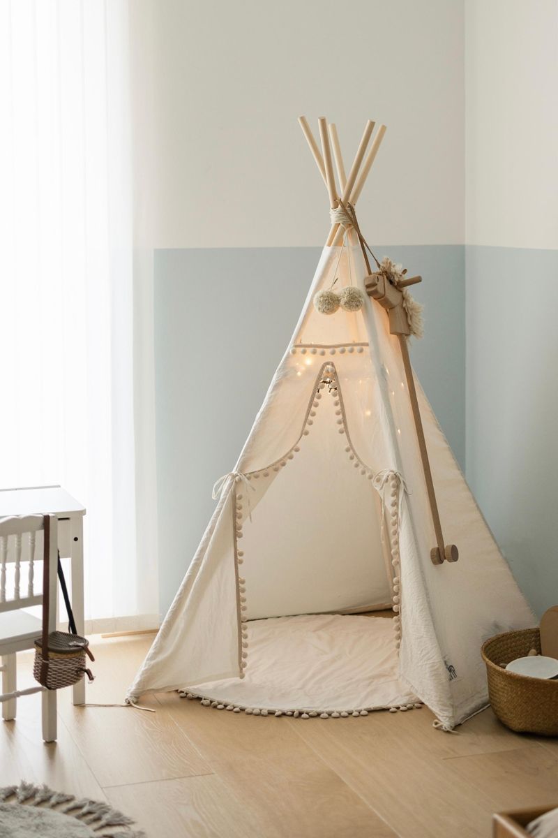 kinderzimmer #tipi #zelt #steckenpferd #kindermbel...