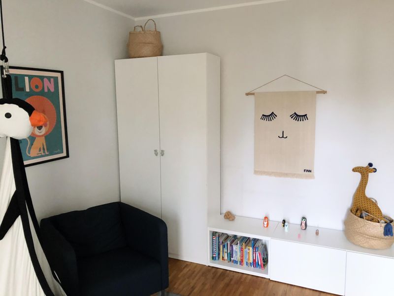 Babyzimmer #wanddeko #wandteppich #ikea #ikeahack #